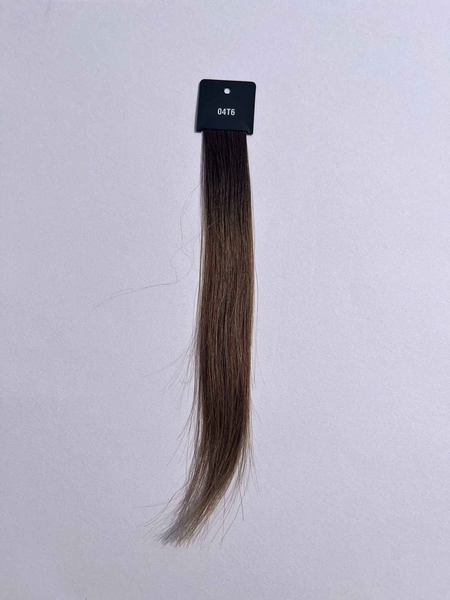 Dark Brown to Chestnut Brown (#04T6) Invisible Wire Extensions – European Hair – Sam Conan™