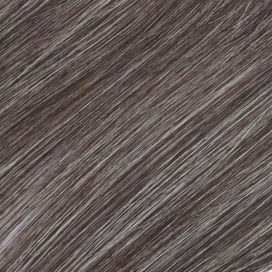 Dark Brown Gray #230 Clip-in Extensions European Hair by Sam Conan ™