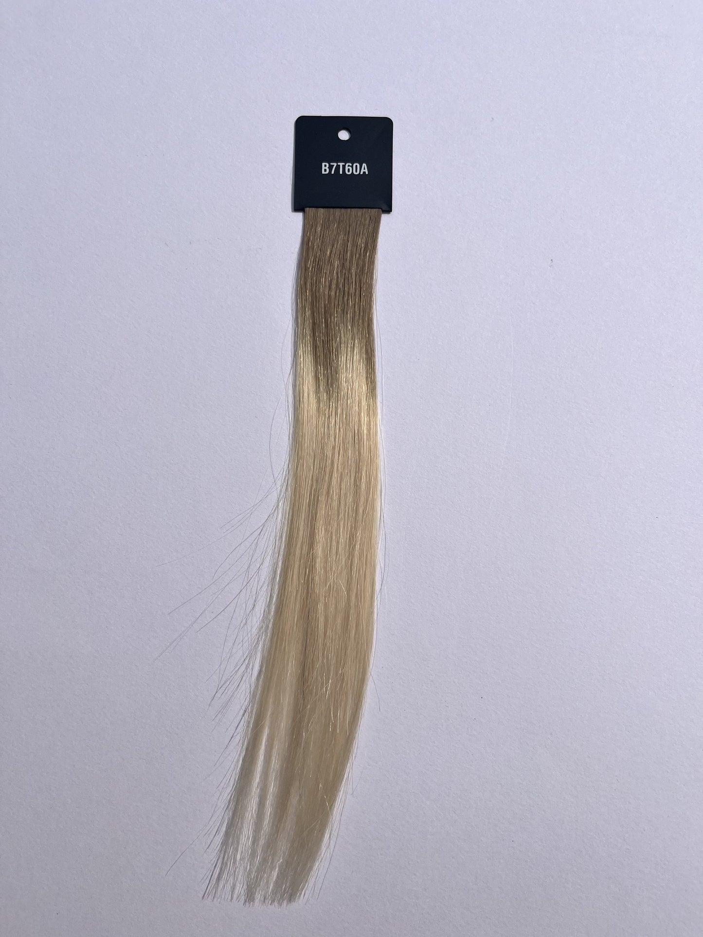 Rooted Dark Blonde to Light Ash Blonde (#B7T60A) Invisible Wire Extensions – European Hair – Sam Conan™