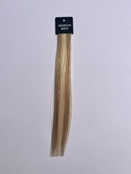 Dark Sandy Blonde (#18DARK) Invisible Tape-In Extensions – European Hair – Sam Conan™
