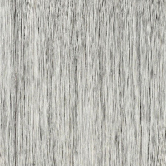 Salt & Pepper Gray (#1b80) Micro-Loop Extensions – European Hair – Sam Conan™