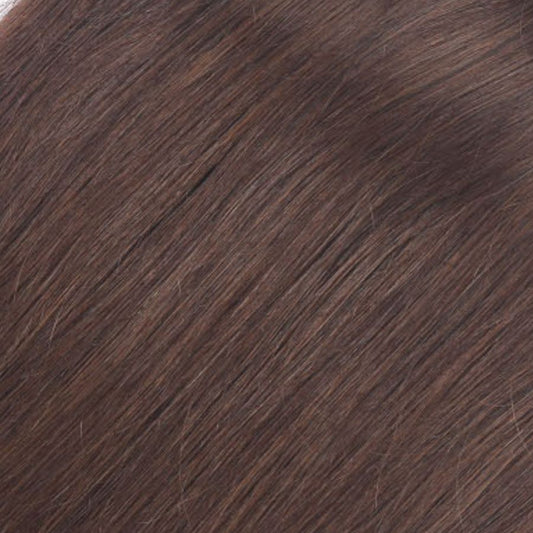 Dark Brown (#2) Invisible Wire Extensions – European Hair – Sam Conan™