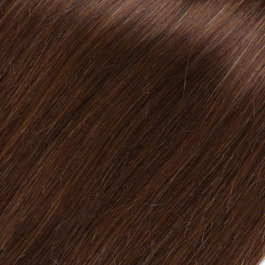 Chocolate Brown (#4) Invisible Tape-In Extensions – European Hair – Sam Conan™