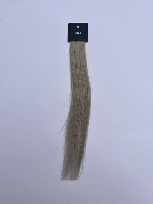 Light Silver Ash Blonde (#602) Clip-in Extensions – European Hair – Sam Conan™