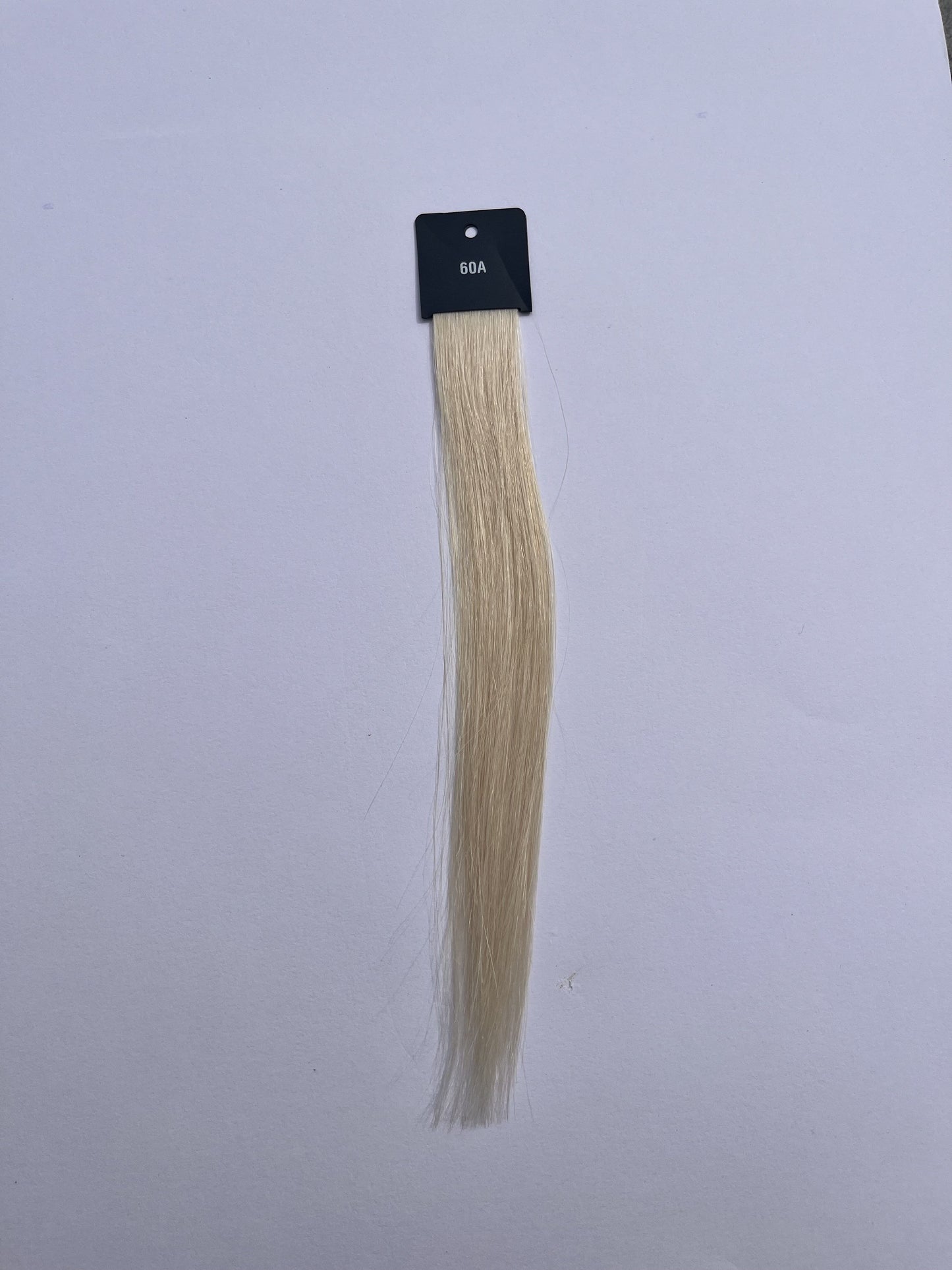 Light Ash Blonde (#60A) Nano-Rings Extensions – European Hair – Sam Conan™