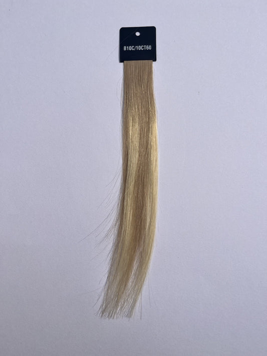 Cool Light Blonde to Blonde Mix (#B10C/10CT60) Invisible Tape-In Extensions – European Hair – Sam Conan™