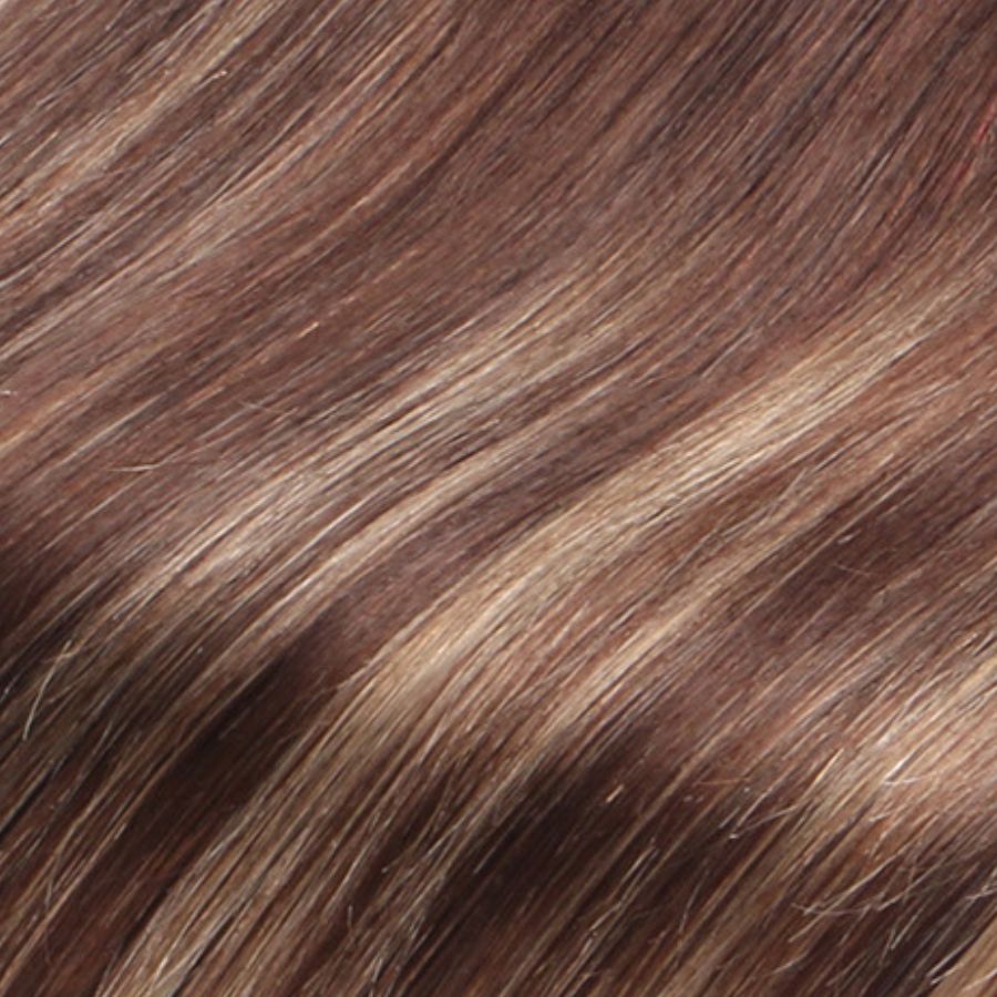 Dark Brown Balayage Fusion Extensions European Hair by Sam Conan ™