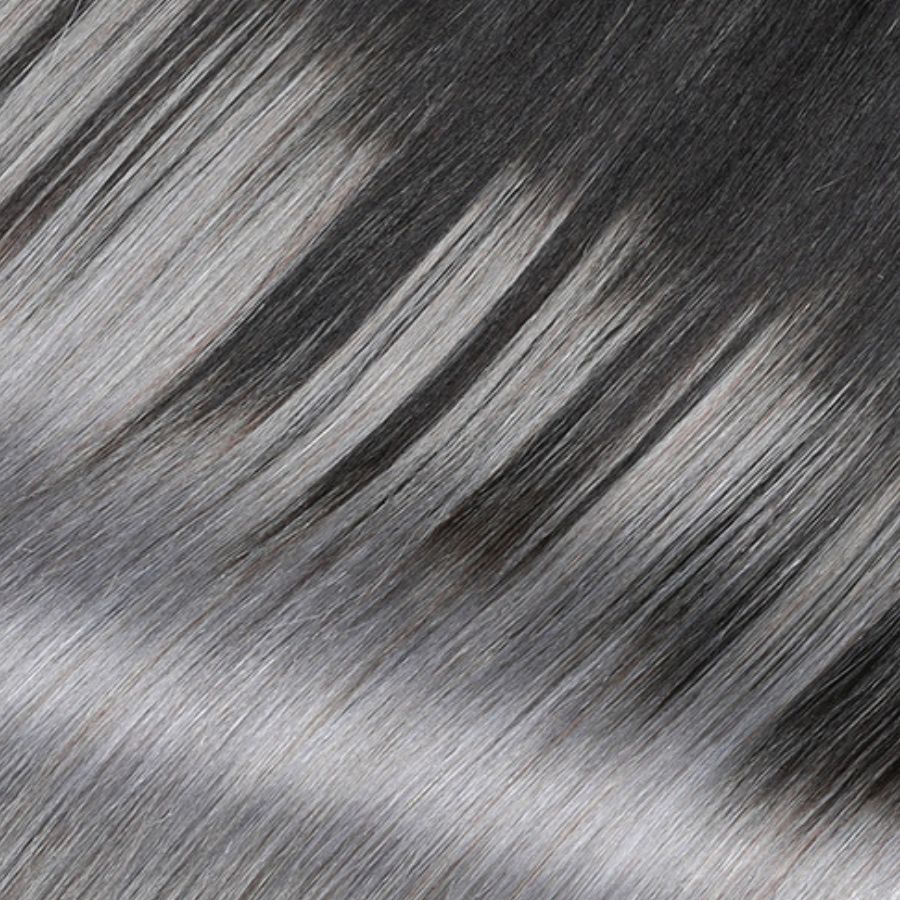 Ombre Gray Invisible Tape-In Extensions – European Hair – Sam Conan™