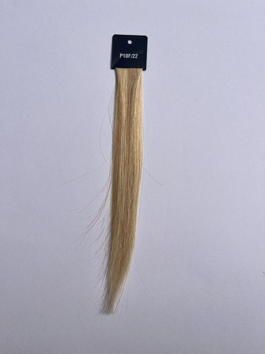 Ash Blonde to Strawberry Blonde Mix (#P10F/22) Ponytail Extensions – European Hair – Sam Conan™