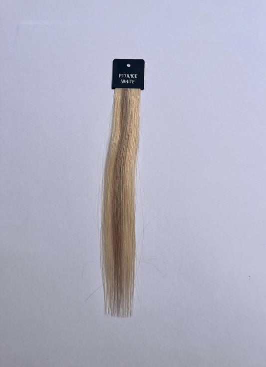 Icy White Blonde (P17A) Clip-in Extensions – European Hair – Sam Conan™