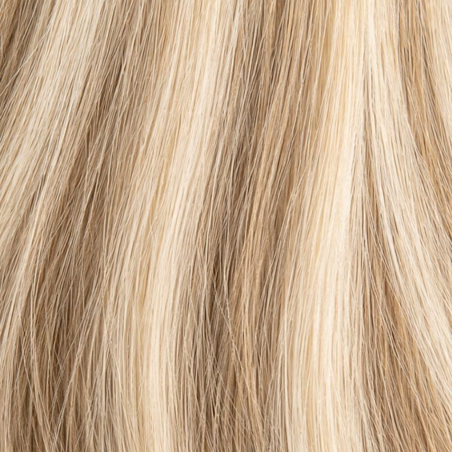 Icy White Blonde (P17A) Invisible Wire Extensions – European Hair – Sam Conan™