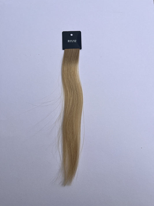 Rooted Light Blonde to Golden Blonde (#R11/12) Clip-in Extensions – European Hair – Sam Conan™