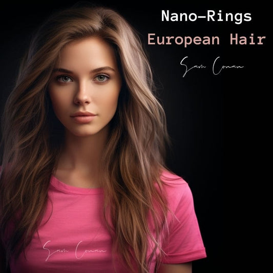 Sam Conan™ Luxe European Nano Beads Hair Extensions - 20" & 180g Full Volume Set