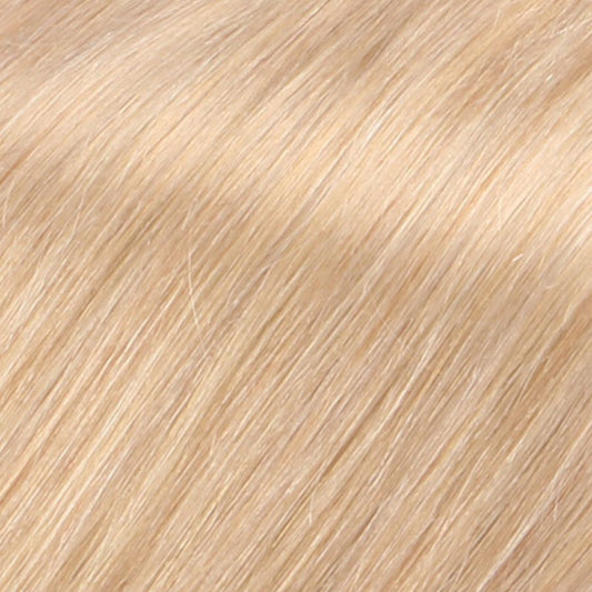 Sandy Blonde Invisible Wire Extensions – European Hair – Sam Conan™